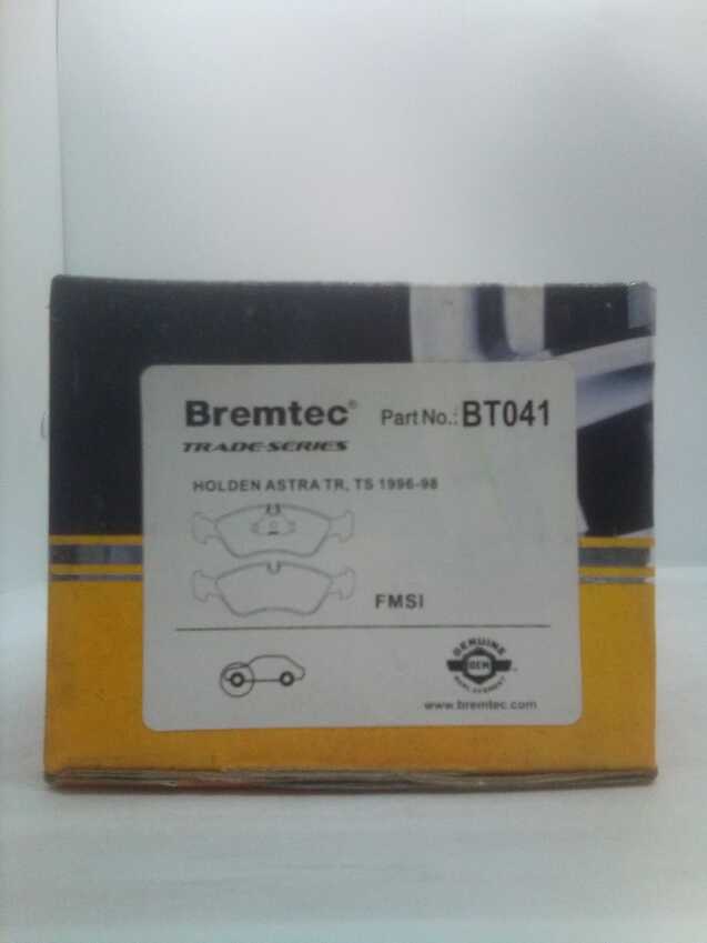 Bremtec Trade-Series Front Brake Pad Set For Holden Astra TR, TS 1996-98 