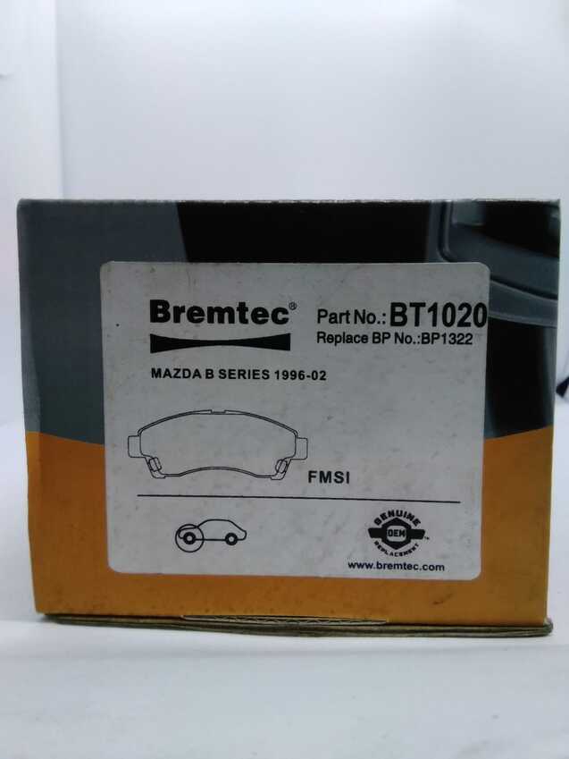 Bremtec Trade-Series Front Brake Pad Set For Mazda B Series 1996-02