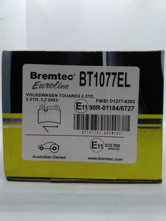 Bremtec Euroline Ceramic Brake Pad - BT1077EL