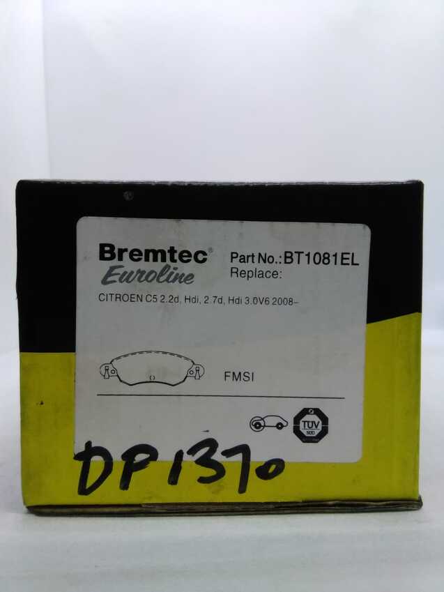 Bremtec Euroline Ceramic Brake Pad - BT1081EL