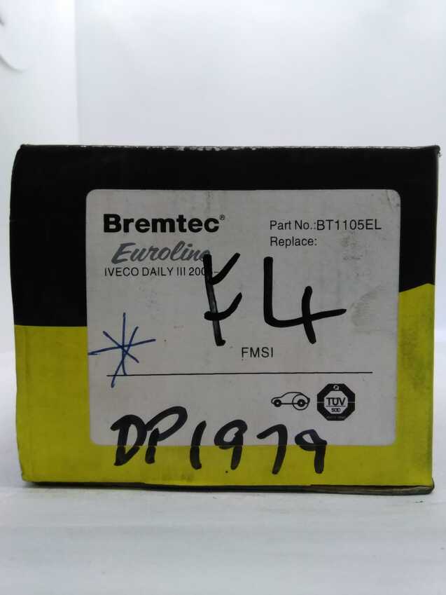 Bremtec Euro Line Ceramic Disc Brake Pads - BT1105EL