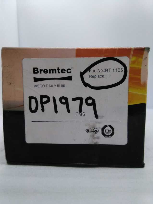 Bremtec Trade-Series Rear Brake Pad Set For Iveco Daily III C-Class 3.5L / 6.5L