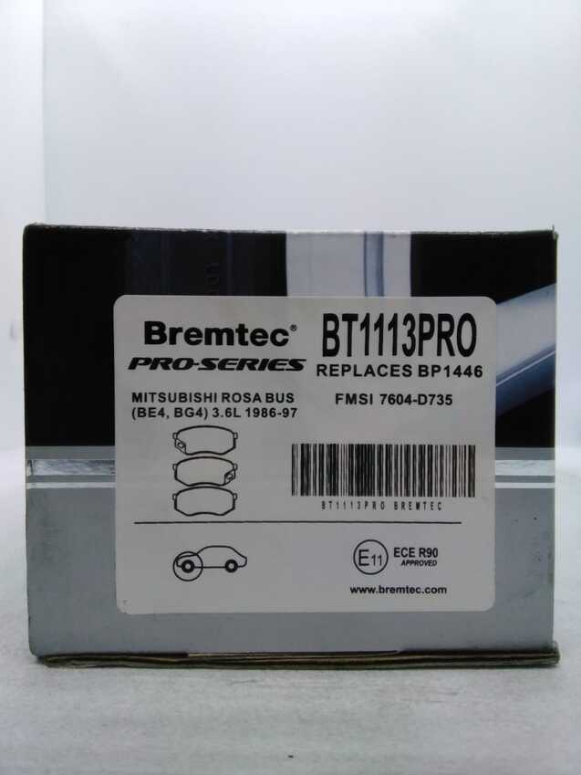 Bremtec Pro-Series Front For Mitsubishi Rosa Bus BE4, BG4 3.6L 1986-97