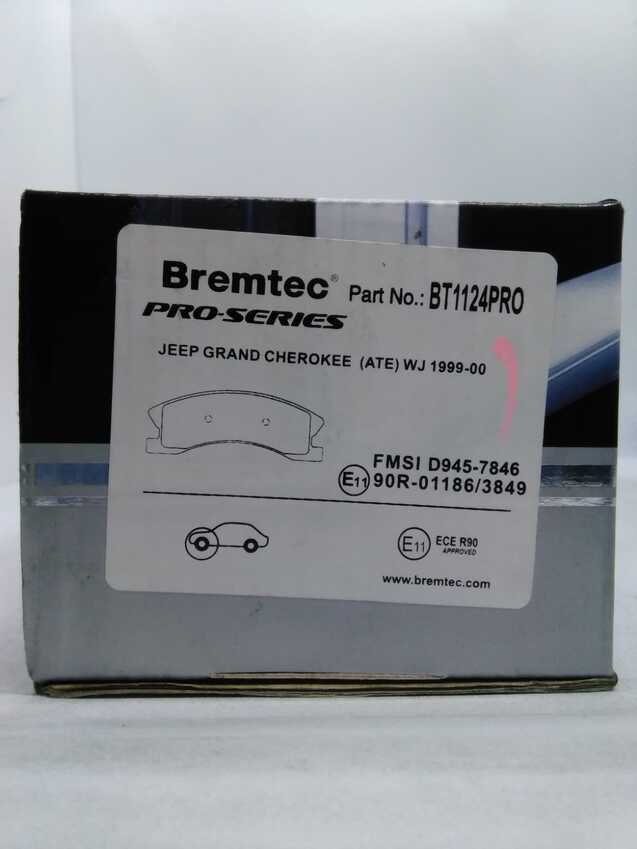 Bremtec Pro-Series Front For Jeep Grand Cherokee ATE WJ 1999-00