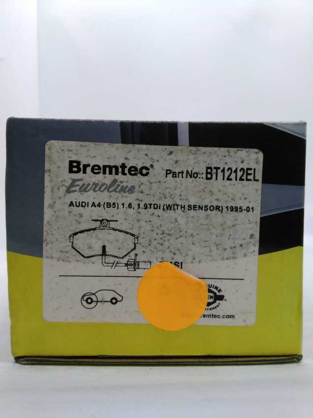 Bremtec Euro Line Ceramic Disc Brake Pads - BT1212EL