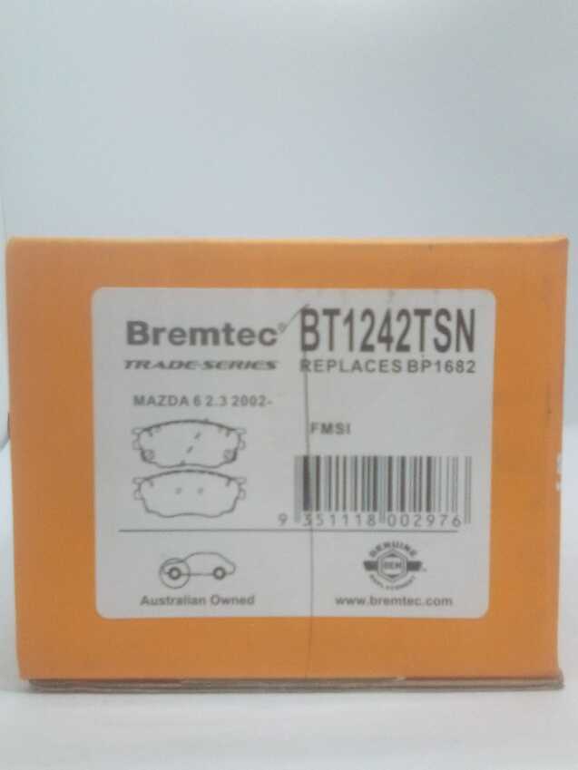 Bremtec Trade-Series Front Brake Pad Set For Mazda Mazda6 GG 2.0L/2.3L 2002-2008