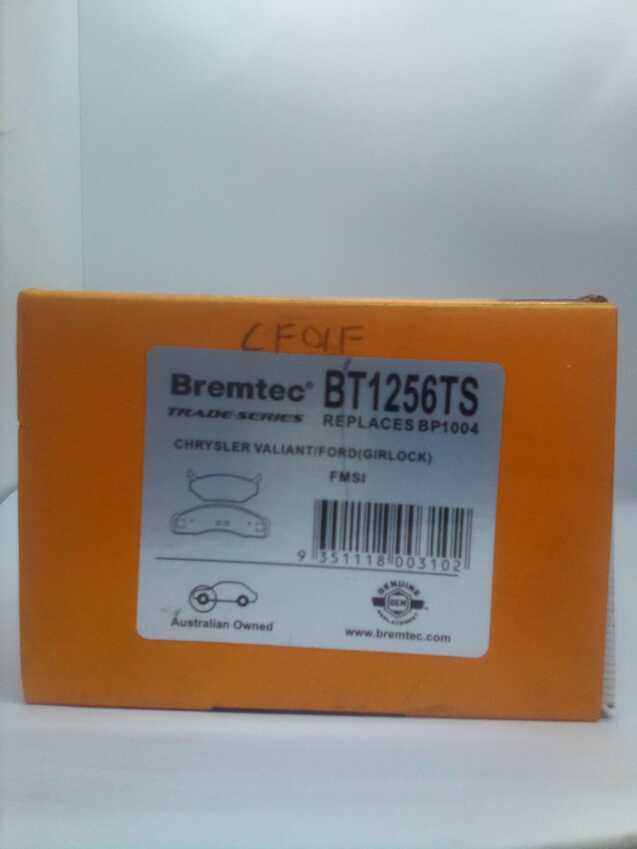 Bremtec Front Brake Pad Set For Chrysler Valiant [CJ VJ VK CL]