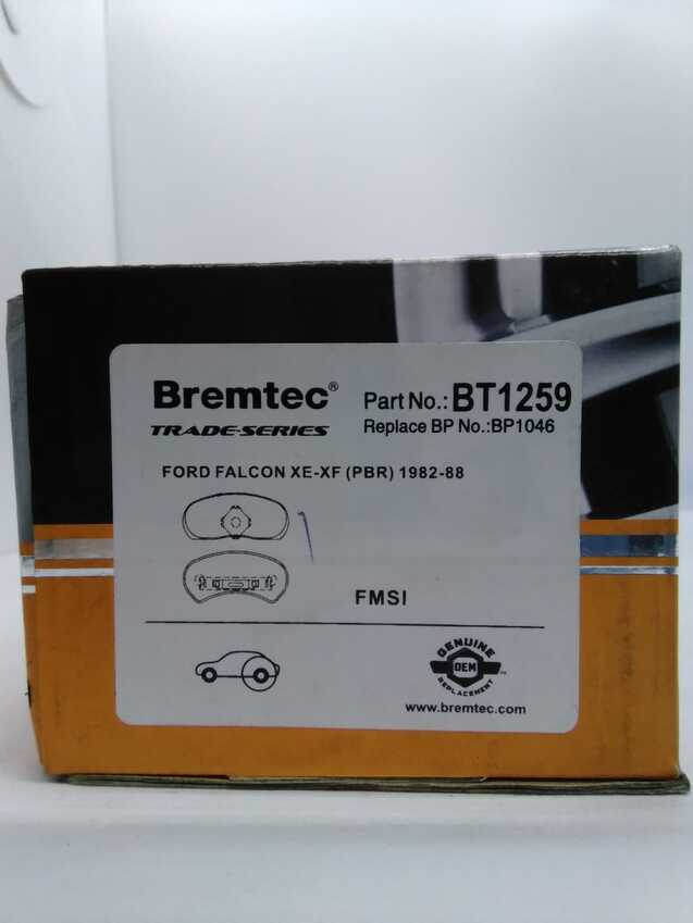 Bremtec Rear Brake Pad Set For Ford LTD P5 P6 5.8L FC FD FE 4.1L/5.8L V8 250-351