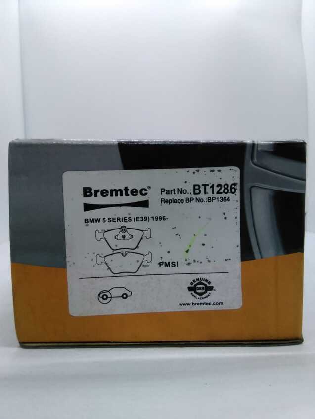 Bremtec Trade-Series Front Brake Pad Set For BMW Z4 [E85] 2.5L I 2003 - On