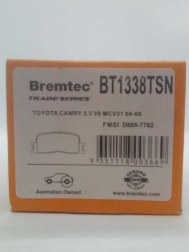 Bremtec Trade Line Disc Brake Pads - BT1338TSN