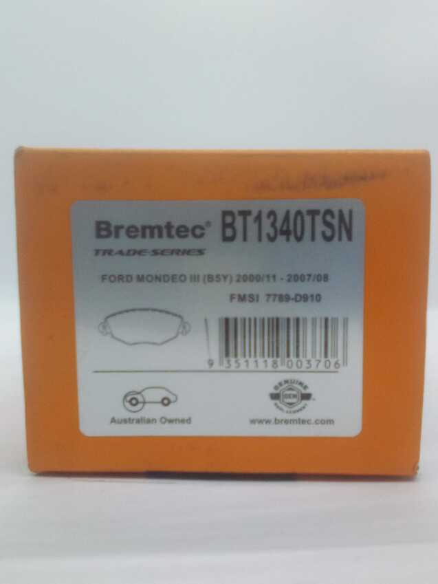 Bremtec Trade Line Disc Brake Pads - BT1340TSN