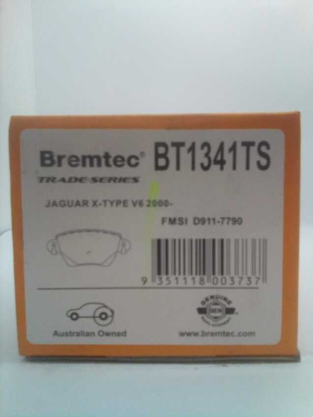 Bremtec Trade Line Rear Brake Pad For Jaguar X-Type [X400] V6 2.1L/2.2L/3.0L