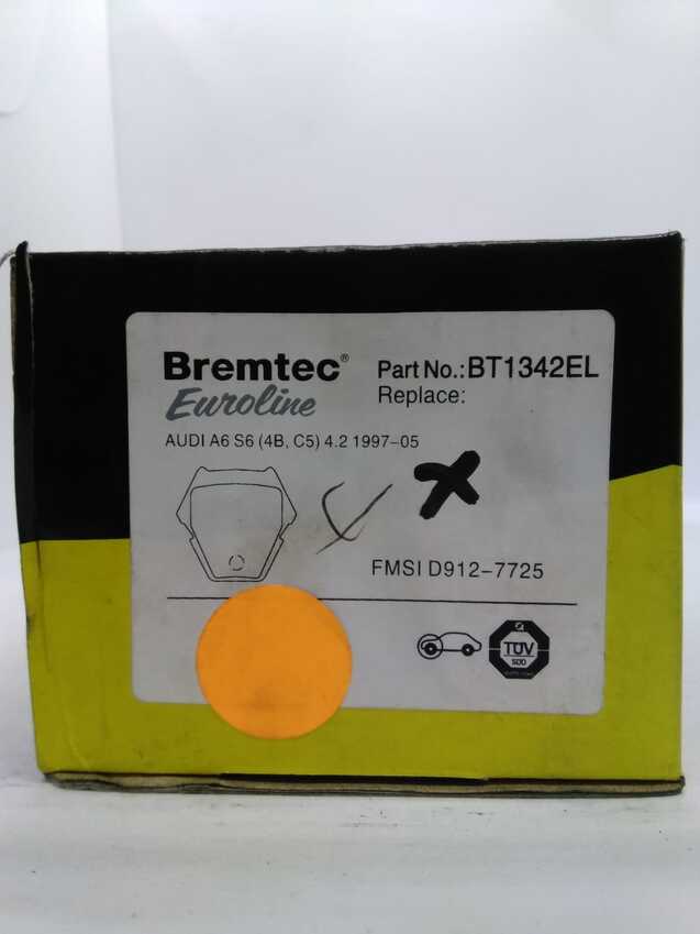 Bremtec Euro Line Ceramic Disc Brake Pads - BT1342EL