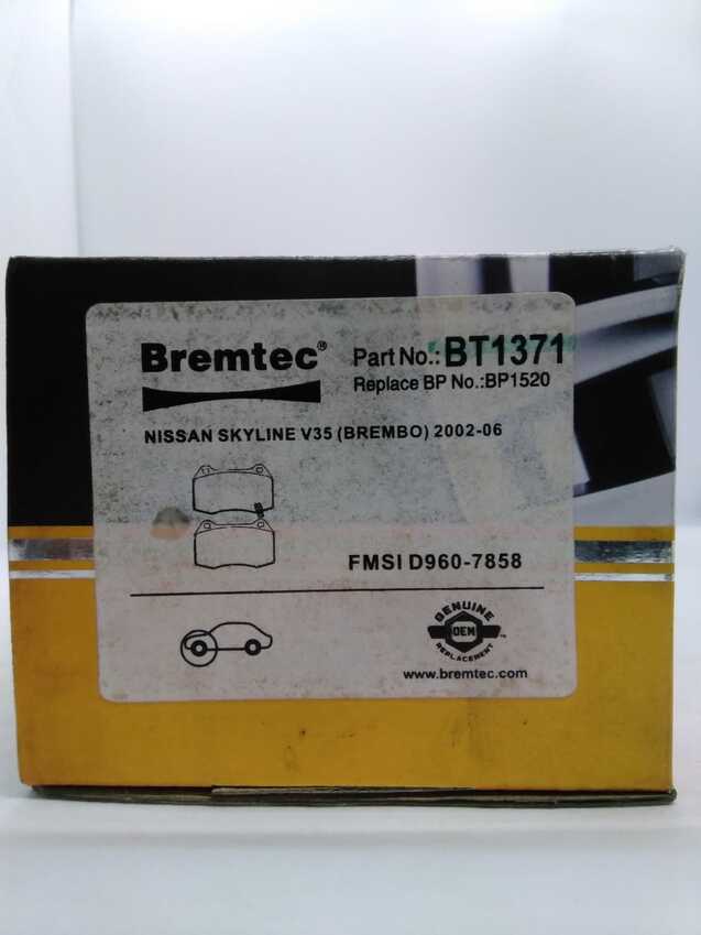 Bremtec Trade-Series Front Brake Pad Set For Nissan 350Z 2004-On