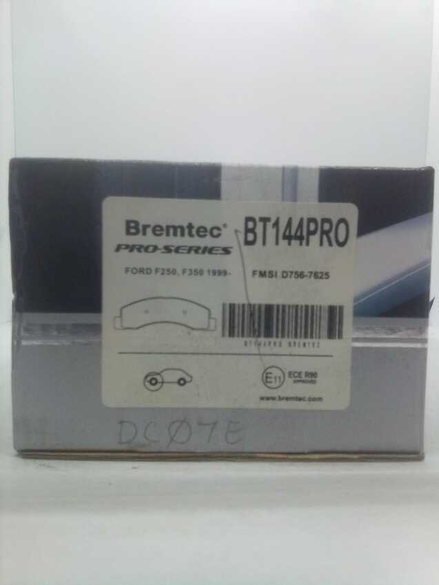 Bremtec Pro-Series Front Brake Pad Set For Ford F250, F350 1999-On