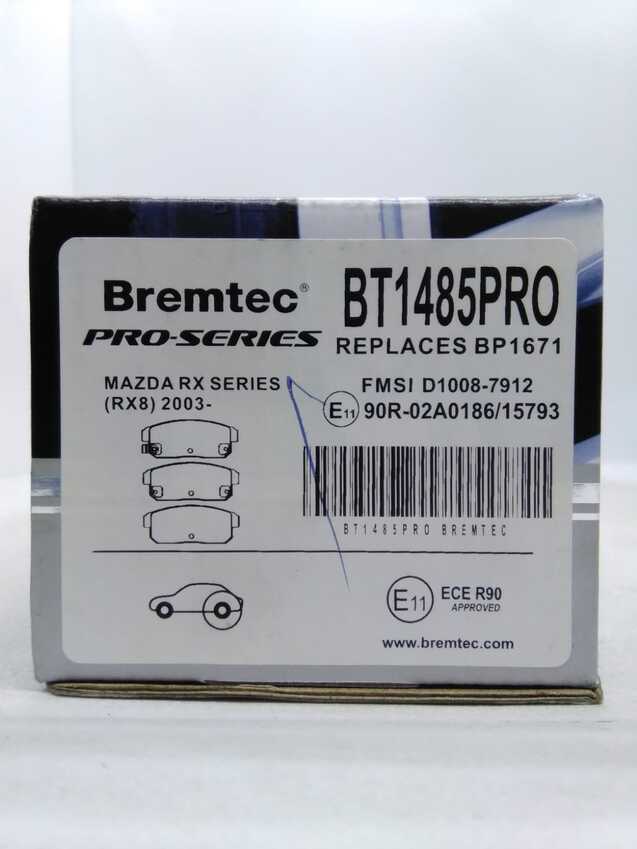 Bremtec Pro-Series Rear For Mazda RX Series RX8 2003-On