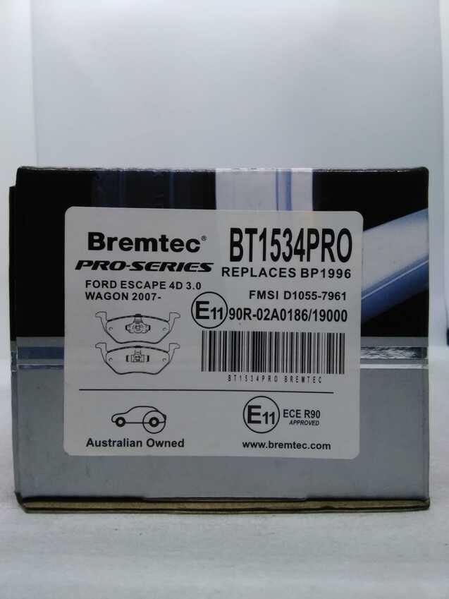 Bremtec Pro-Series Rear For Ford Escape 4D 3.0L Wagon 2007-On