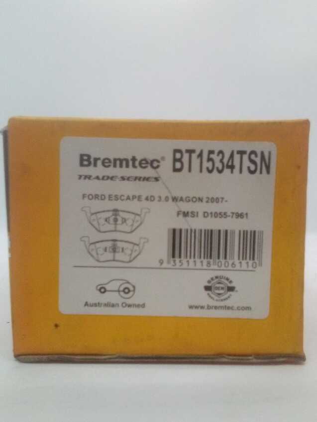 Bremtec Trade Line Disc Brake Pads - BT1534TSN