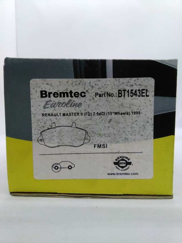 Bremtec Euroline Ceramic Brake Pad - BT1543EL