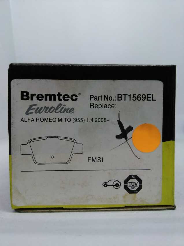 Bremtec Euroline Ceramic Brake Pad - BT1569EL