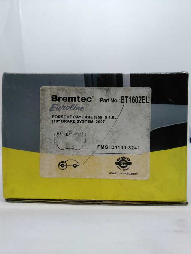 Bremtec Euroline Ceramic Brake Pad - BT1602EL