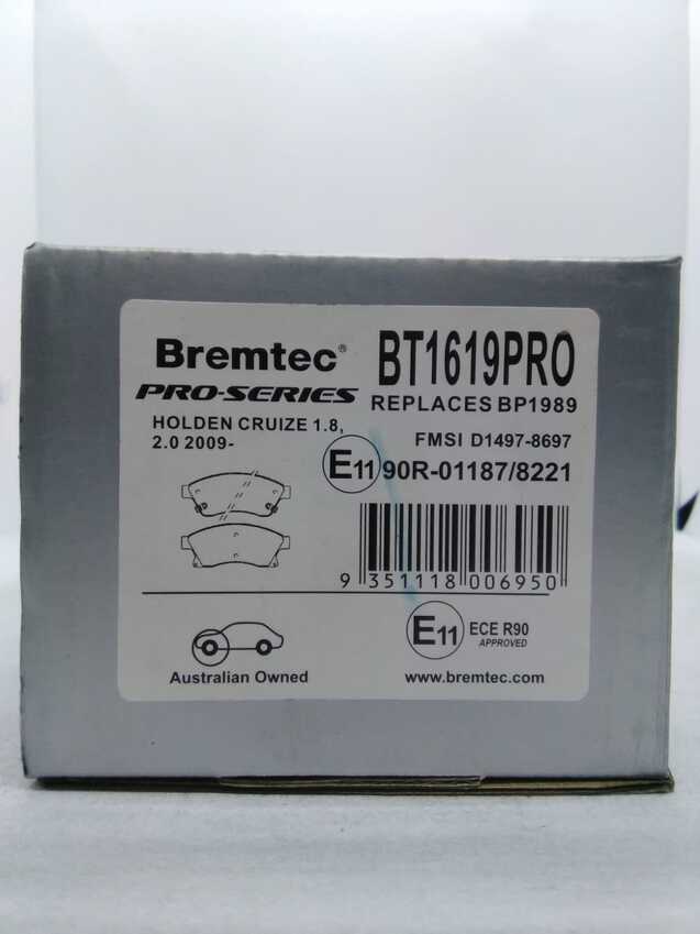 Bremtec Pro-Series Front For Holden Barina TM 1.6L 2011-On