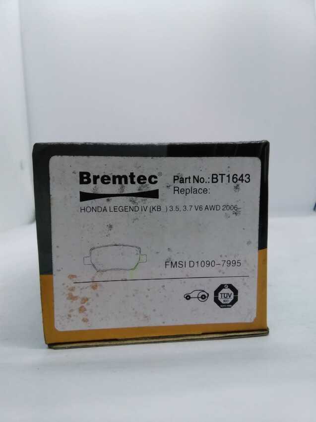 Bremtec Trade-Series Rear Brake Pad Set For Honda Legend IV KB 3.5L/3.7L V6 AWD