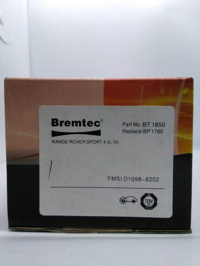 Bremtec Trade-Series Front Brake Pad Set For Range Rover Sport 4.4L 2005- On 