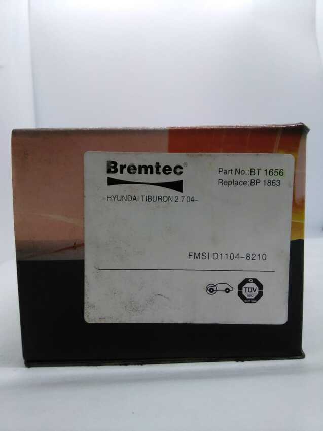 Bremtec Trade-Series Front Brake Pad Set For Hyundai Tiburon 2.7L Coupe 2004-05