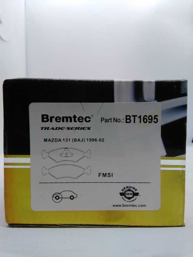 Bremtec Trade-Series Front Brake Pad Set For Kia Mentor 1.5L 1996-00
