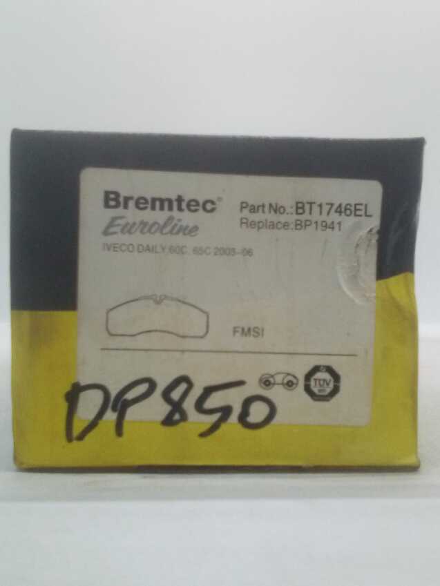 Bremtec Euroline Ceramic Brake Pad - BT1746EL