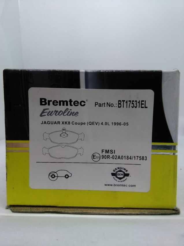 Bremtec Euro Line Ceramic Disc Brake Pads - BT17531EL