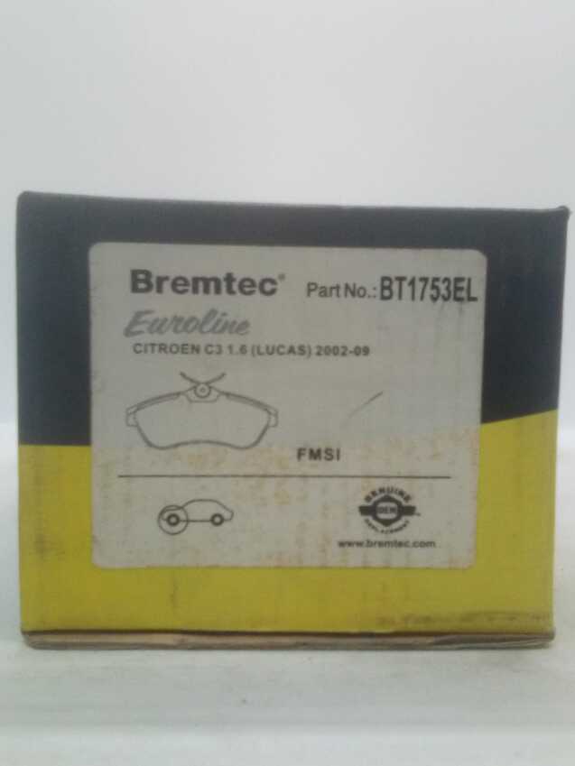 Bremtec Euro Line Ceramic Disc Brake Pads - BT1753EL