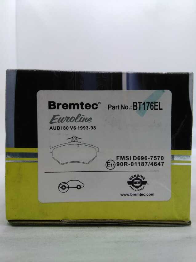Bremtec Euro Line Ceramic Disc Brake Pads - BT176EL