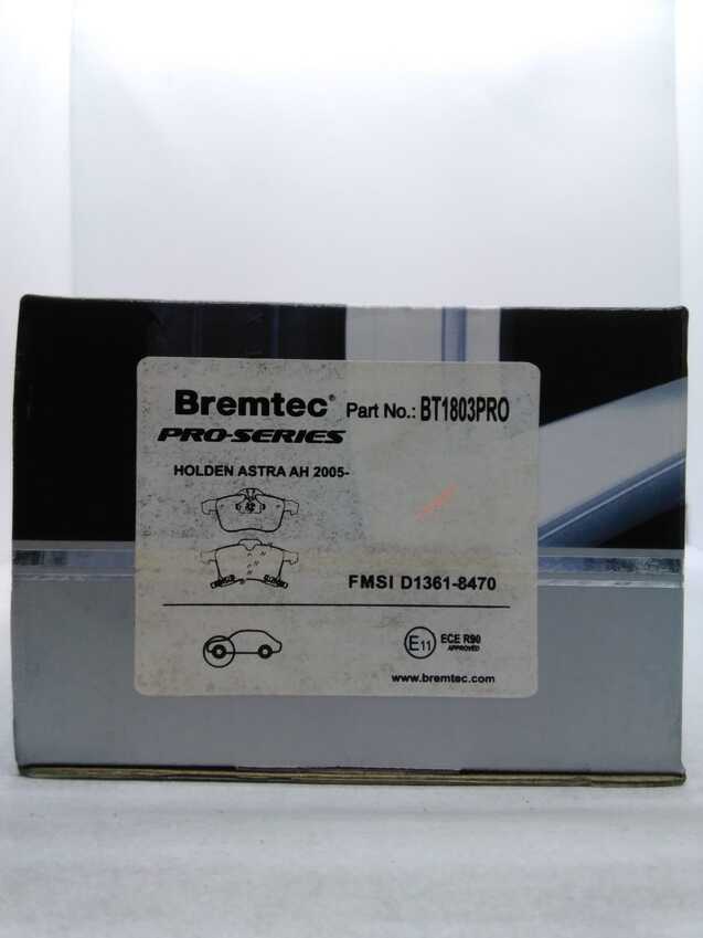 Bremtec Pro-Series Front For Holden Astra AH 2005-On