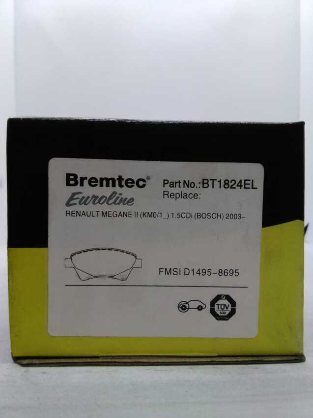 Bremtec Euroline Ceramic Brake Pad - BT1824EL
