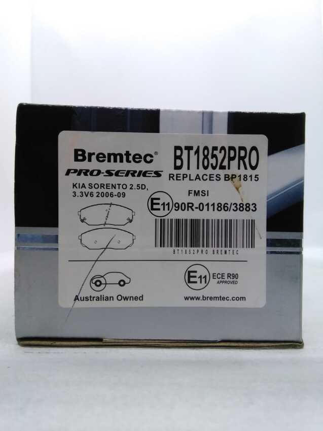 Bremtec Pro-Series Front For Kia Sorento 2.5L/3.3L V6 2006-09
