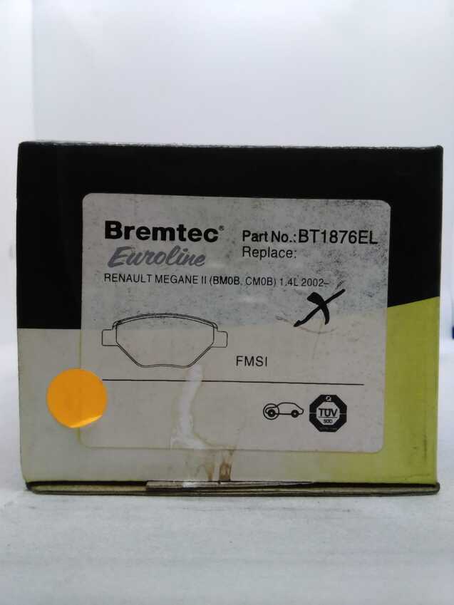 Bremtec Euroline Ceramic Brake Pad - BT1876EL