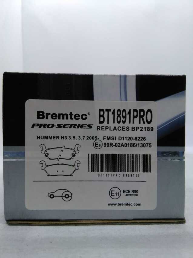 Bremtec Pro-Series Rear For Hummer H3 3.5L/3.7L 2005-On