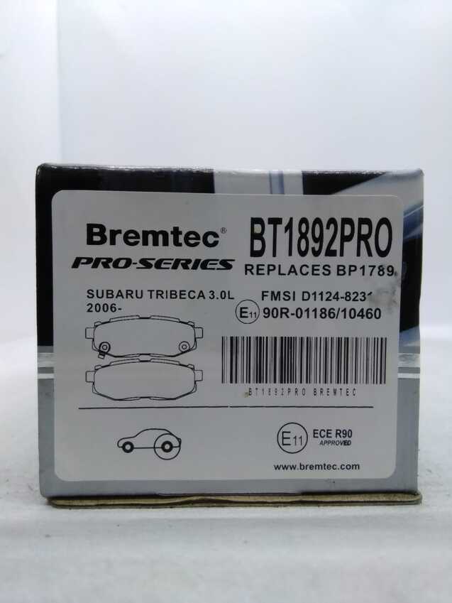 Bremtec Pro-Series Rear For Subaru Tribeca 2006-On 