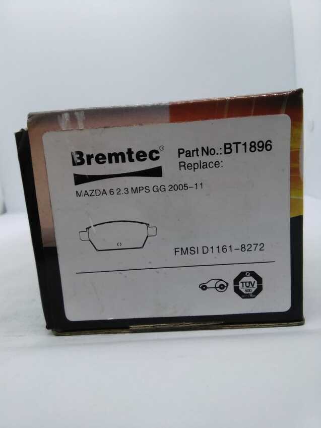 Bremtec Trade-Series Rear Brake Pad Set For Mazda 6 2.3L MPS GG 2005-11 