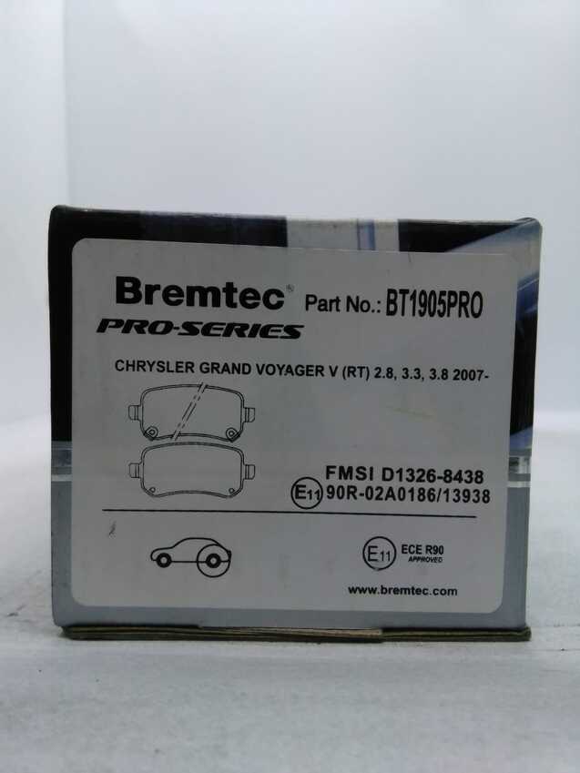 Bremtec Pro-Series Rear For Dodge Journey JC 3.5L 2011-On