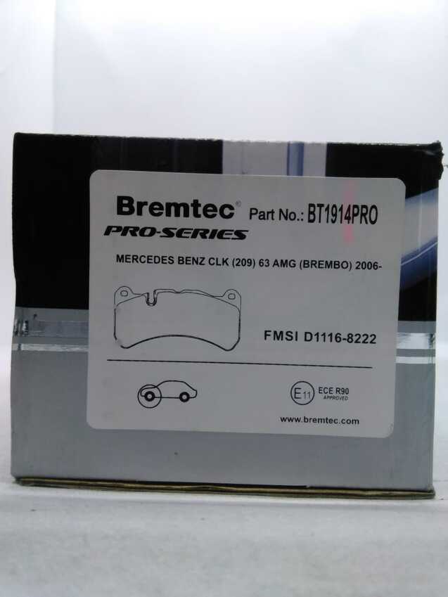 Bremtec Pro-Series Front For Mercedes Benz Clk (209) 63 AMG 2006-On