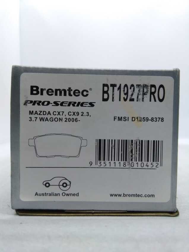 Bremtec Pro-Series Rear For Mazda CX7, CX9 2.3L/3.7L 2006-On
