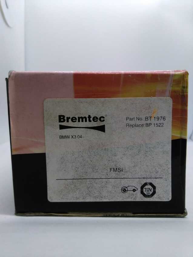 Bremtec Trade-Series Front Brake Pad Set For BMW X3 E83 2004-On