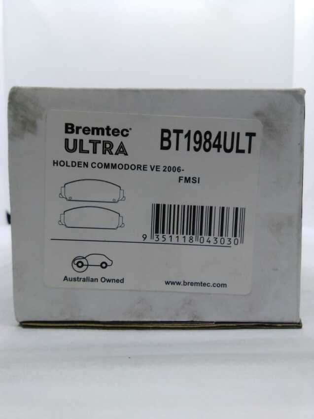 Bremtec Ultra Ceramic Disc Brake Pads - BT1984ULT
