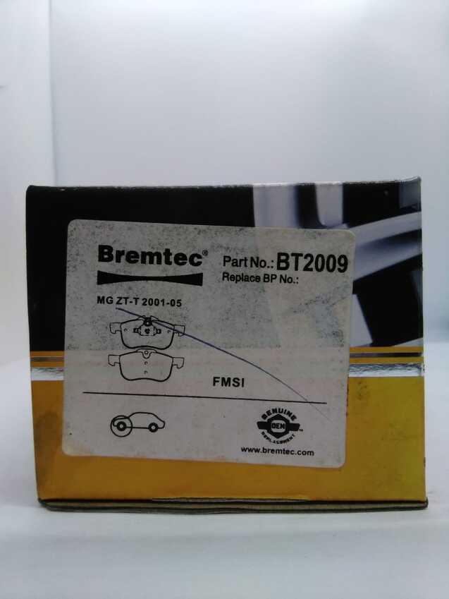 Bremtec Trade-Series Front Brake Pad Set For MG ZT-T 2001-05