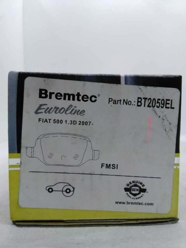 Bremtec Euro Line Ceramic Disc Brake Pads - BT2059EL