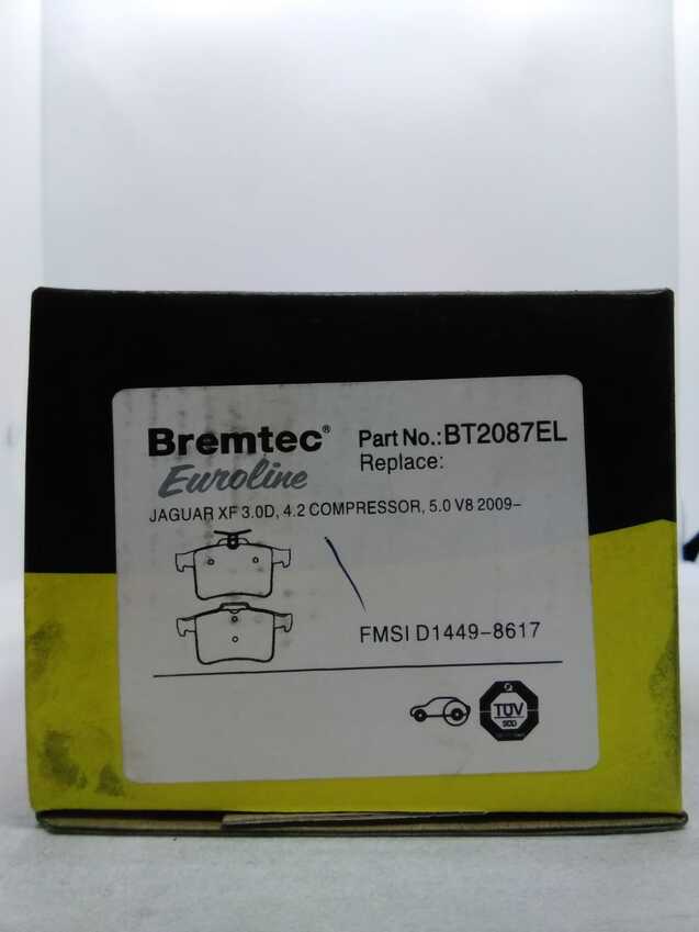 Bremtec Euro Line Ceramic Disc Brake Pads - BT2087EL