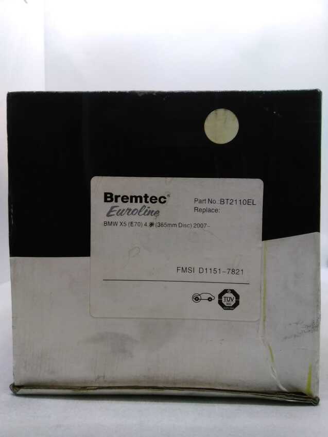 Bremtec Euro Line Ceramic Disc Brake Pads - BT2110EL